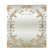 Bloc-notes doré (Devant)