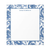 Bloc-notes Dragon de la Chinoiserie Bleue et Blanc (Devant)