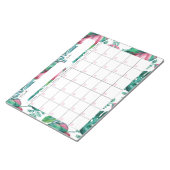 Bloc-notes du calendrier de remplissage tropical (Incliné)