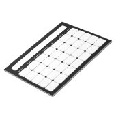 Bloc-notes du calendrier du planificateur mensuel  (Incliné)