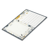 Bloc-notes du calendrier hebdomadaire Marine Blue (Incliné)