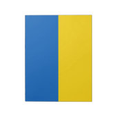 Bloc-notes du drapeau ukrainien (Ukraine) (Tourné)