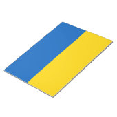 Bloc-notes du drapeau ukrainien (Ukraine) (Incliné)