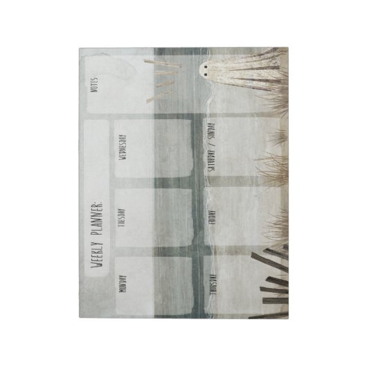 Bloc-notes du gestionnaire hebdomadaire de fantôme (Tourné)