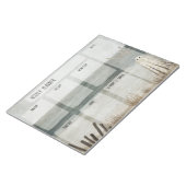 Bloc-notes du gestionnaire hebdomadaire de fantôme (Incliné)