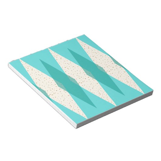 Bloc-notes du Jacquard moderne du milieu du siècle (Incliné)