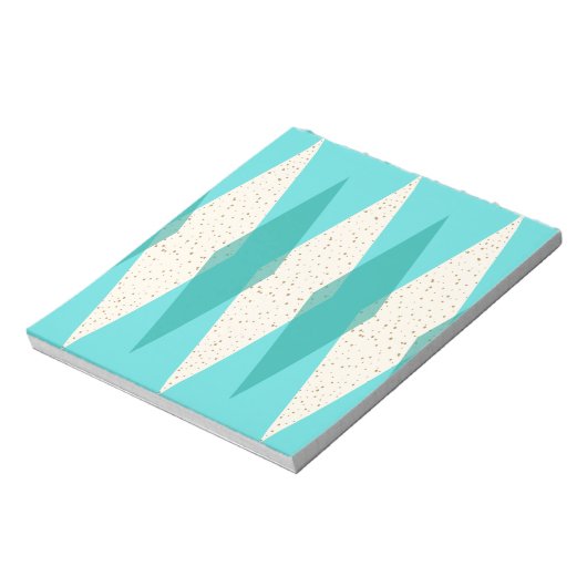 Bloc-notes du Jacquard moderne du milieu du siècle (Tourné)