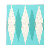 Bloc-notes du Jacquard moderne du milieu du siècle (Devant)