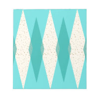 Bloc-notes du Jacquard moderne du milieu du siècle