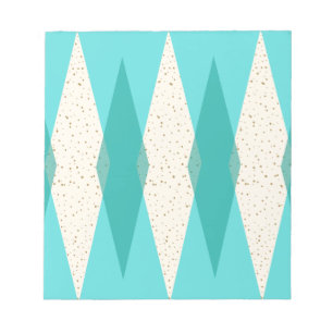 Bloc-notes du Jacquard moderne du milieu du siècle