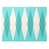 Bloc-notes du Jacquard moderne du milieu du siècle (Devant)