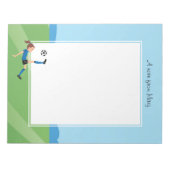 Bloc-notes du joueur de football féminin (Devant)