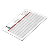 Bloc-notes du journal de surveillance des parasite (Incliné)