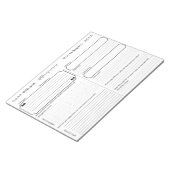 Bloc-notes du journal d'étude biblique SOAP (Incliné)