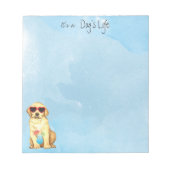 Bloc-notes du laboratoire jaune d'été (Devant)