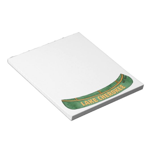 Bloc-notes du lac Cherokee (Incliné)