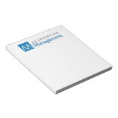 Bloc-notes du logo (Incliné)