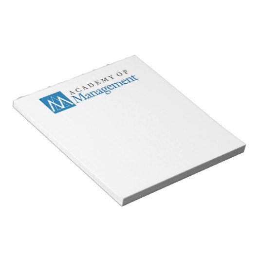 Bloc-notes du logo (Incliné)