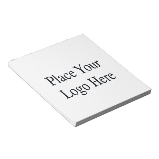 Bloc-notes du logo de l'entreprise (Incliné)