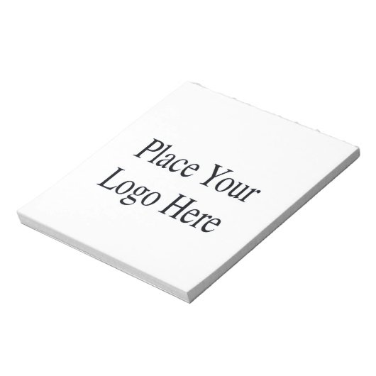 Bloc-notes du logo de l'entreprise (Tourné)