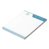 Bloc-notes du logo d'entreprise | Bloc-notes d'aff (Tourné)