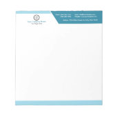 Bloc-notes du logo d'entreprise | Bloc-notes d'aff (Devant)