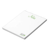 Bloc-notes du logo SEPA (Tourné)