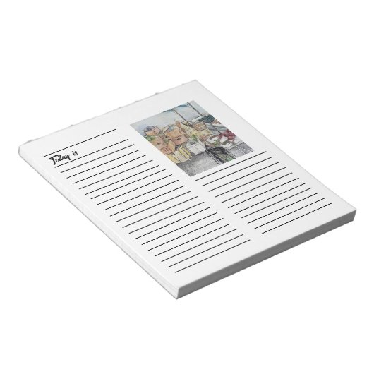 Bloc-notes du marché agricole (Incliné)