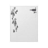 Bloc-notes du menu Vin (Tourné)