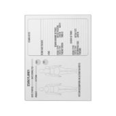 Bloc-notes du planificateur de couture (Tourné)