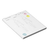 Bloc-notes du planificateur de couture (Incliné)
