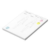 Bloc-notes du planificateur de couture (Tourné)
