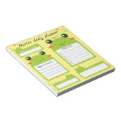 Bloc-notes du planificateur de grenouilles quotidi (Incliné)