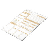 Bloc-notes du planificateur de la manifestation de (Incliné)