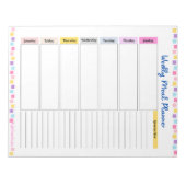 Bloc-notes du planificateur de repas (Devant)