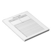 Bloc-notes du planificateur d'objectifs (Incliné)