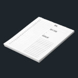 Bloc-notes du planificateur horaire quotidien<br><div class="desc">Bloc-notes du planificateur horaire quotidien</div>