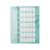 Bloc-notes du planificateur mensuel sous-marin (Tourné)