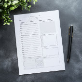 Bloc-notes du planificateur quotidien