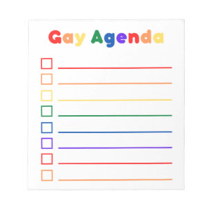 Bloc-notes du programme gay