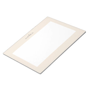 Bloc-notes du script de trame de broche chaud