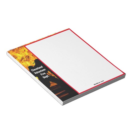 Bloc-notes du service d'incendie volontaire Clevel (Incliné)