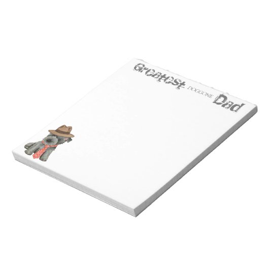 Bloc-notes écossais Terrier Dad (Tourné)