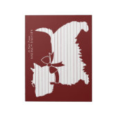 Bloc-notes écossais Terrier Scottish Chien Chien C (Tourné)