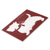 Bloc-notes écossais Terrier Scottish Chien Chien C (Incliné)