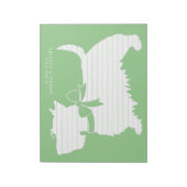 Bloc-notes écossais Terrier Scottish Chien Chien C (Tourné)