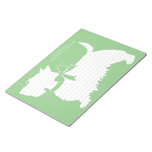 Bloc-notes écossais Terrier Scottish Chien Chien C (Incliné)