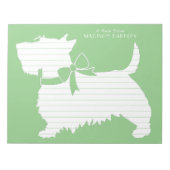 Bloc-notes écossais Terrier Scottish Chien Chien C (Devant)