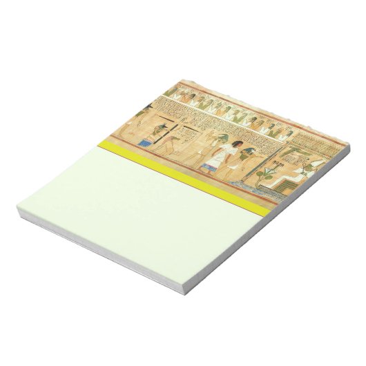 Bloc-notes Égypte-Hiéroglyphes (Tourné)