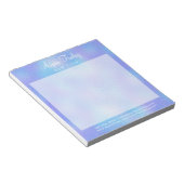 Bloc-notes élégant Faux Iridescente Foil (Incliné)